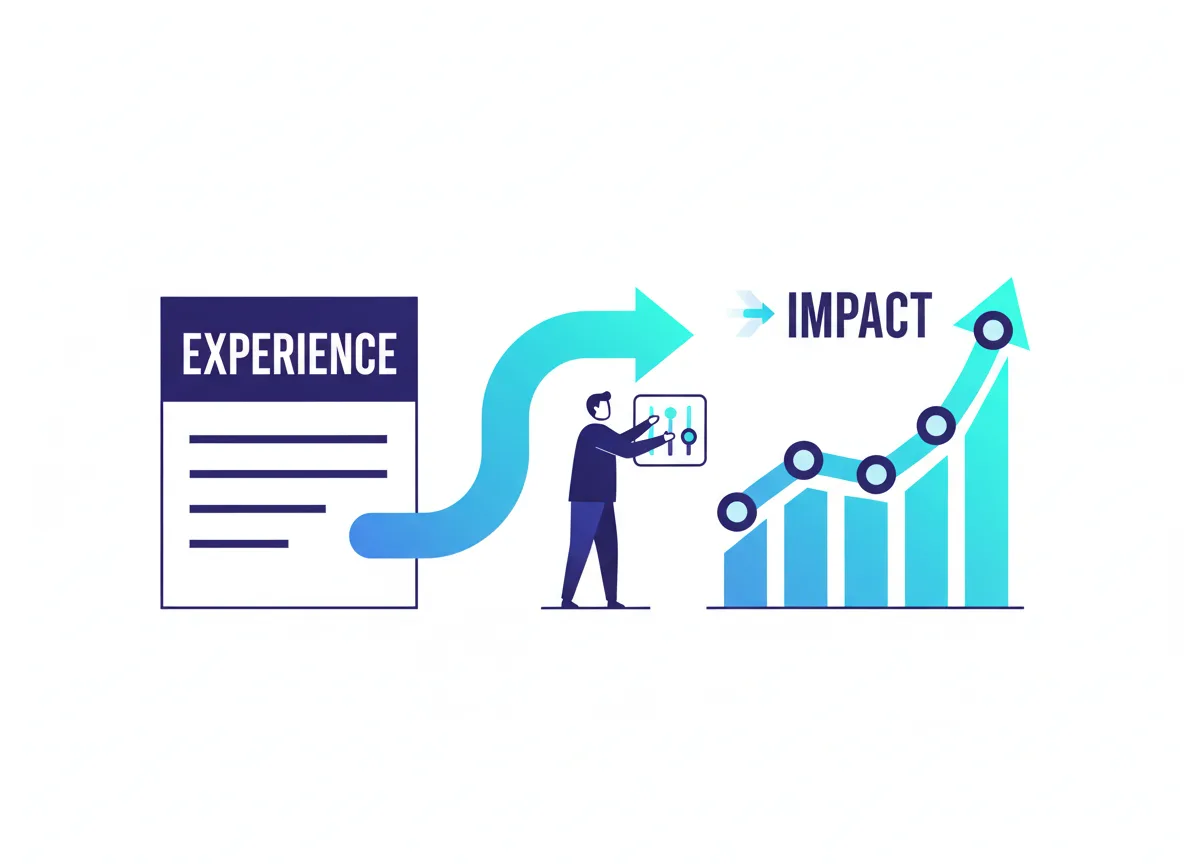 Data analyst reviewing resume metrics and dashboard outcomes before applying to jobs.